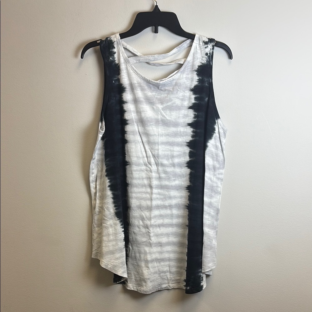 Terra & Sky Monochrome Tie-Dye Tank Top